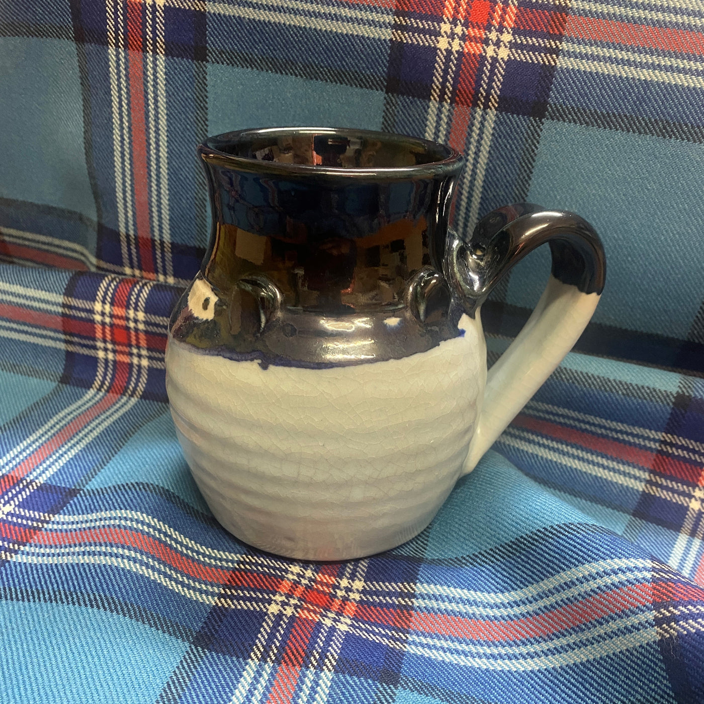 Hand Made Pottery Dark Beer Stein