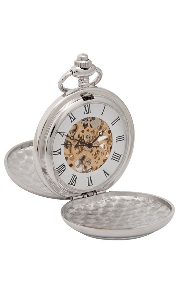Four Thistle Mechanical Pocket Watch