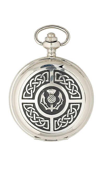 Celtic & Thistle Mechanical Pocket Watch