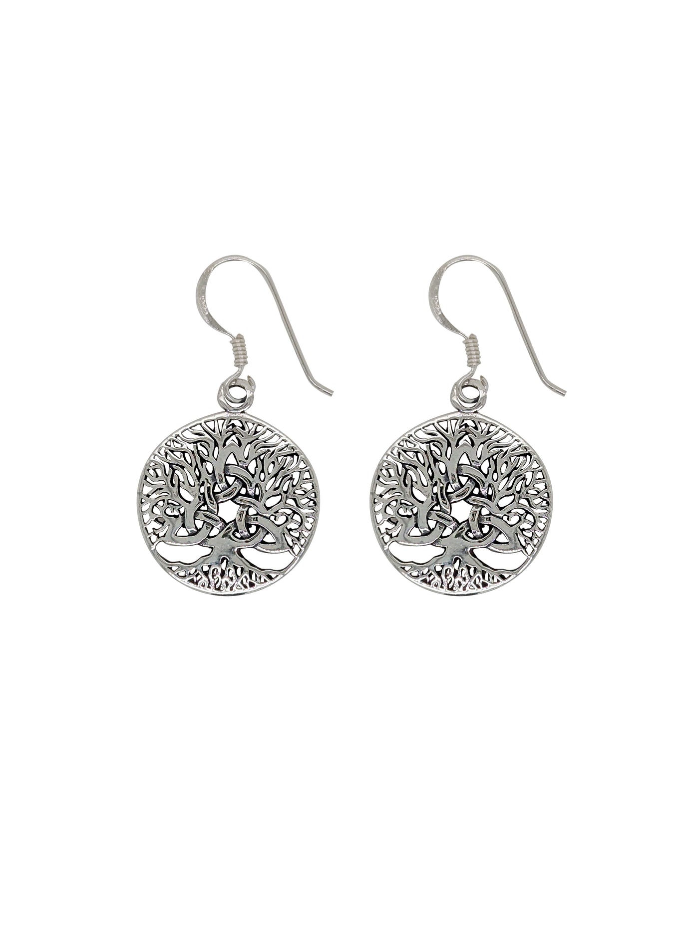 Sterling silver Celtic Tree of Life Earrings
