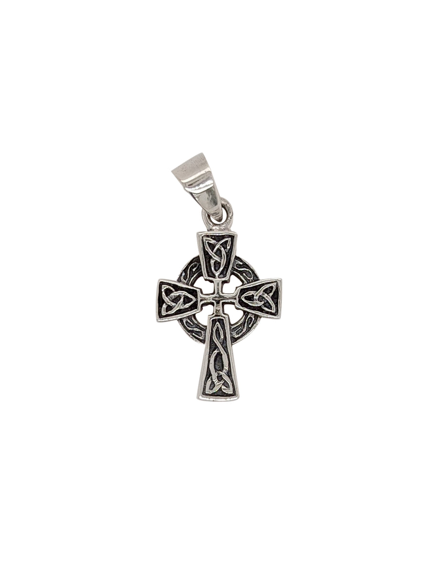 Sterling silver Celtic Cross Pendant