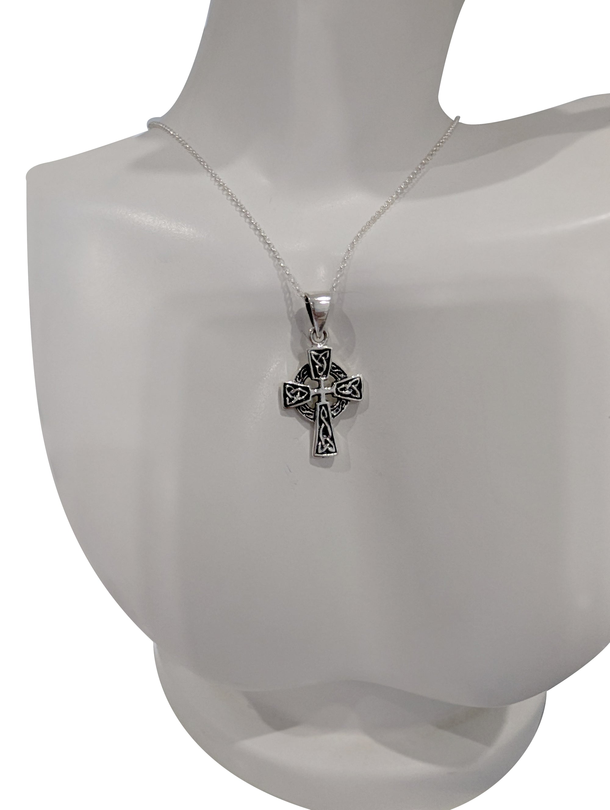 Sterling silver Celtic Cross Pendant