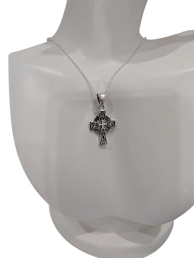 Sterling silver Celtic Cross Pendant
