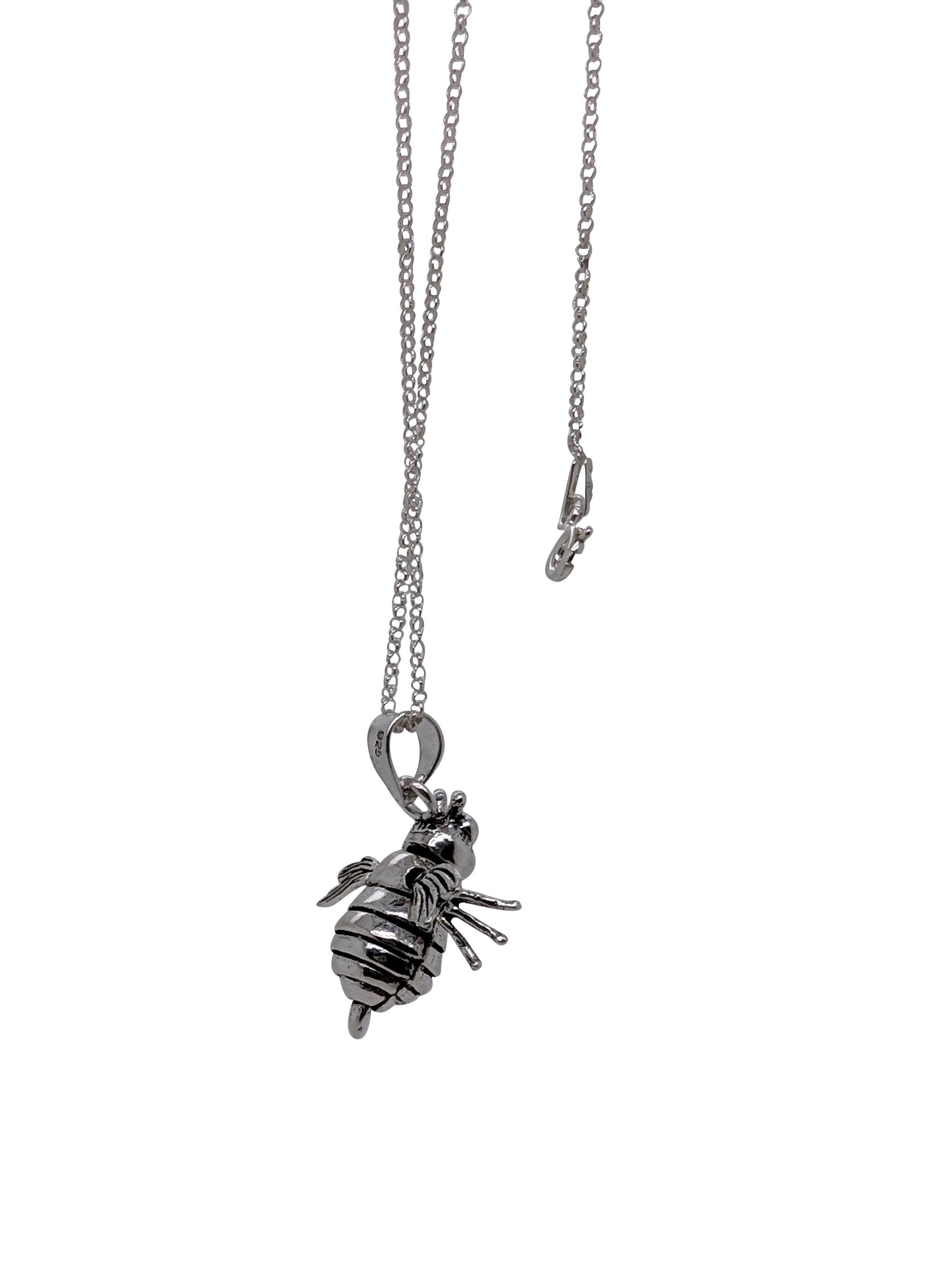 Sterling silver Ms Wiggles Bee Pendant