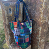 Shopping Bag in a patchwork of Tartan
