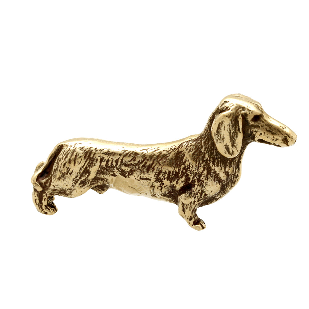 Bronze Sausage Dog Ornament