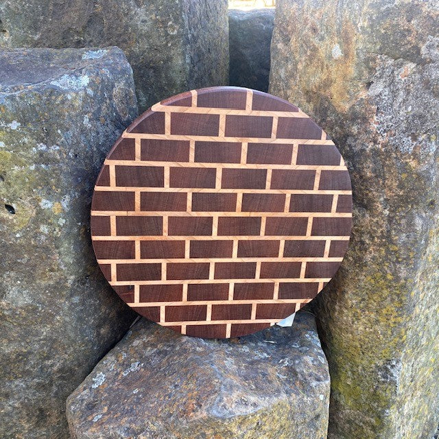 Brick Wall Round Board
