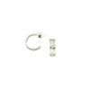 Silver Celtic Hoop Earrings