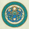 Celtic Card Sea Dogs and Serpents Squared