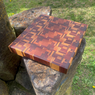 "Chaos" Chopping Board in Various Australian Timbers