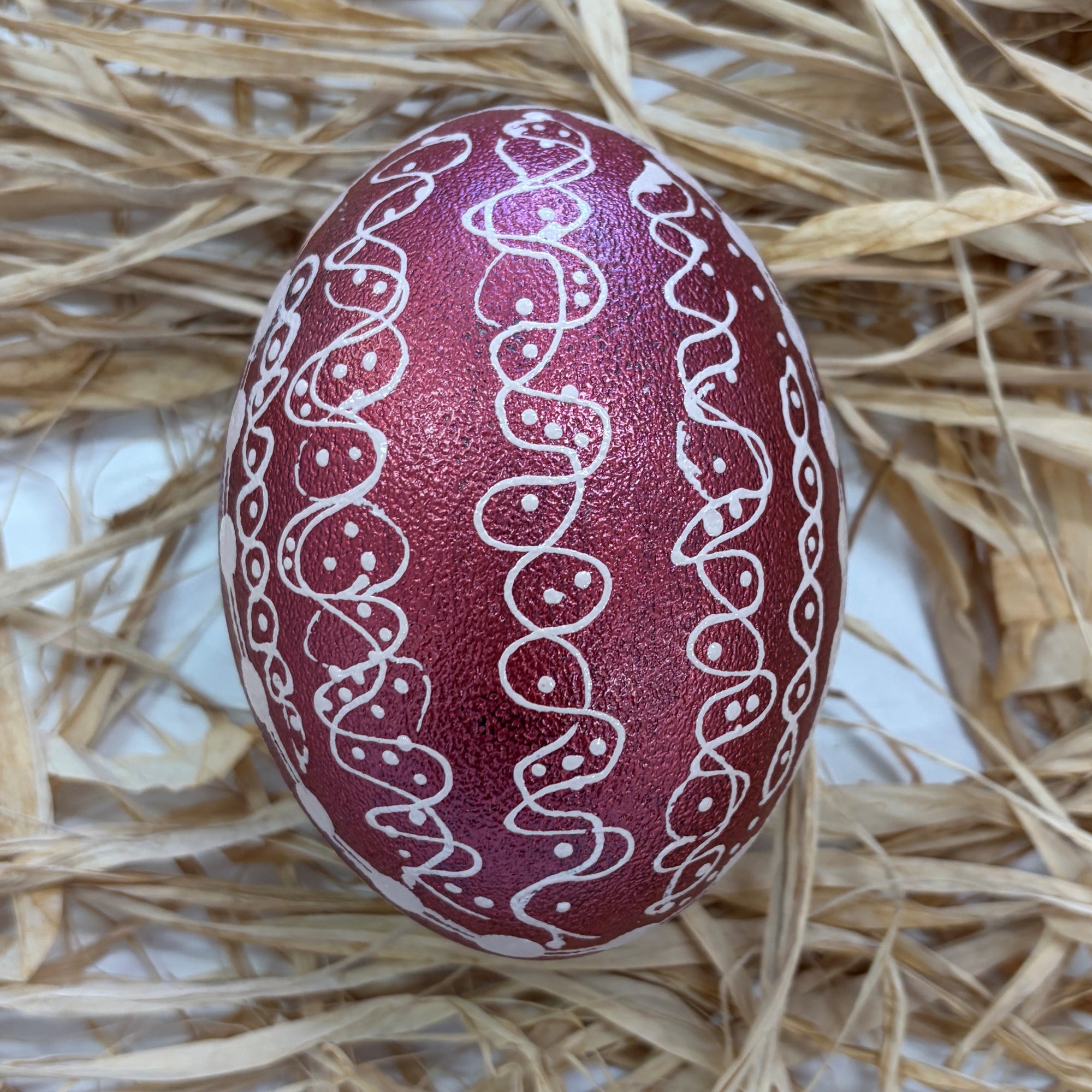 Hand Painted Emu Egg 1