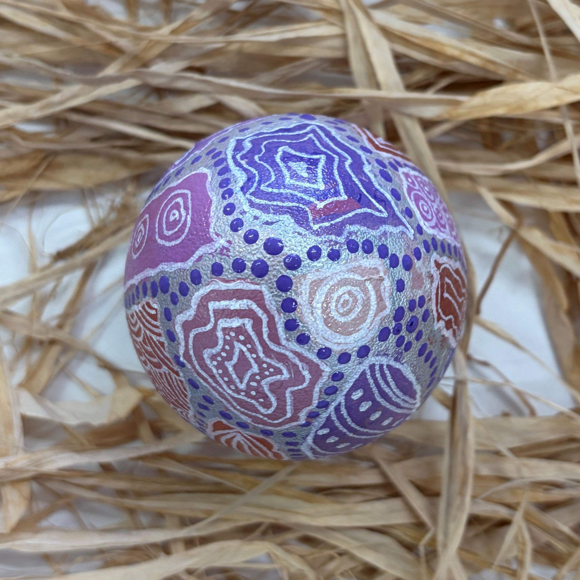 Hand Painted Emu Egg 2