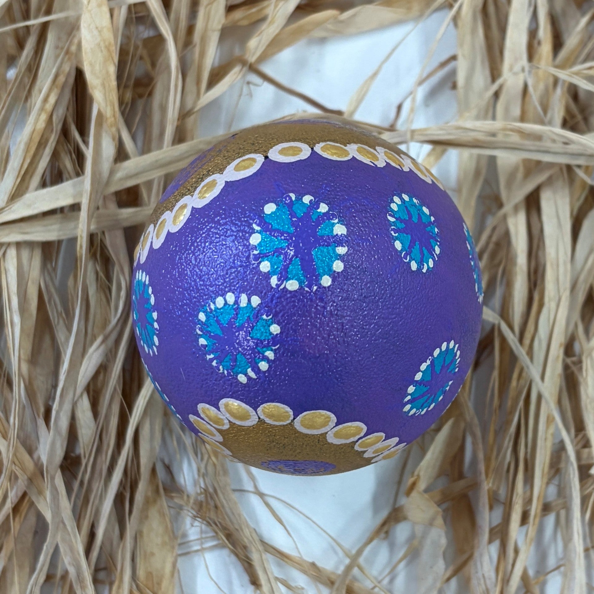 Hand Painted Emu Egg 3
