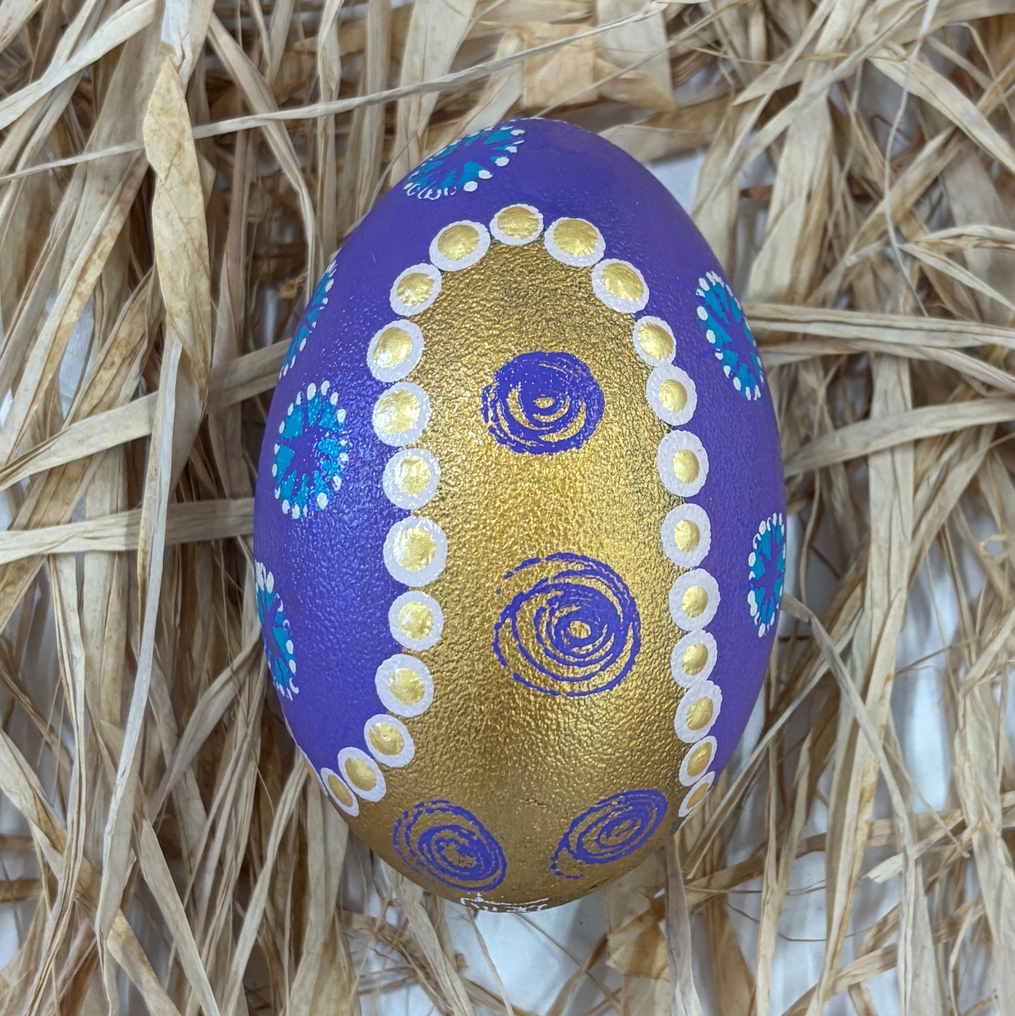 Hand Painted Emu Egg 3