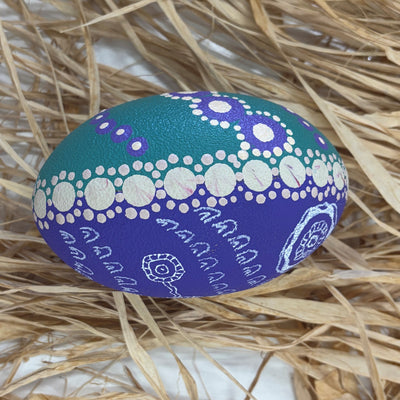 Hand Painted Emu Egg 4