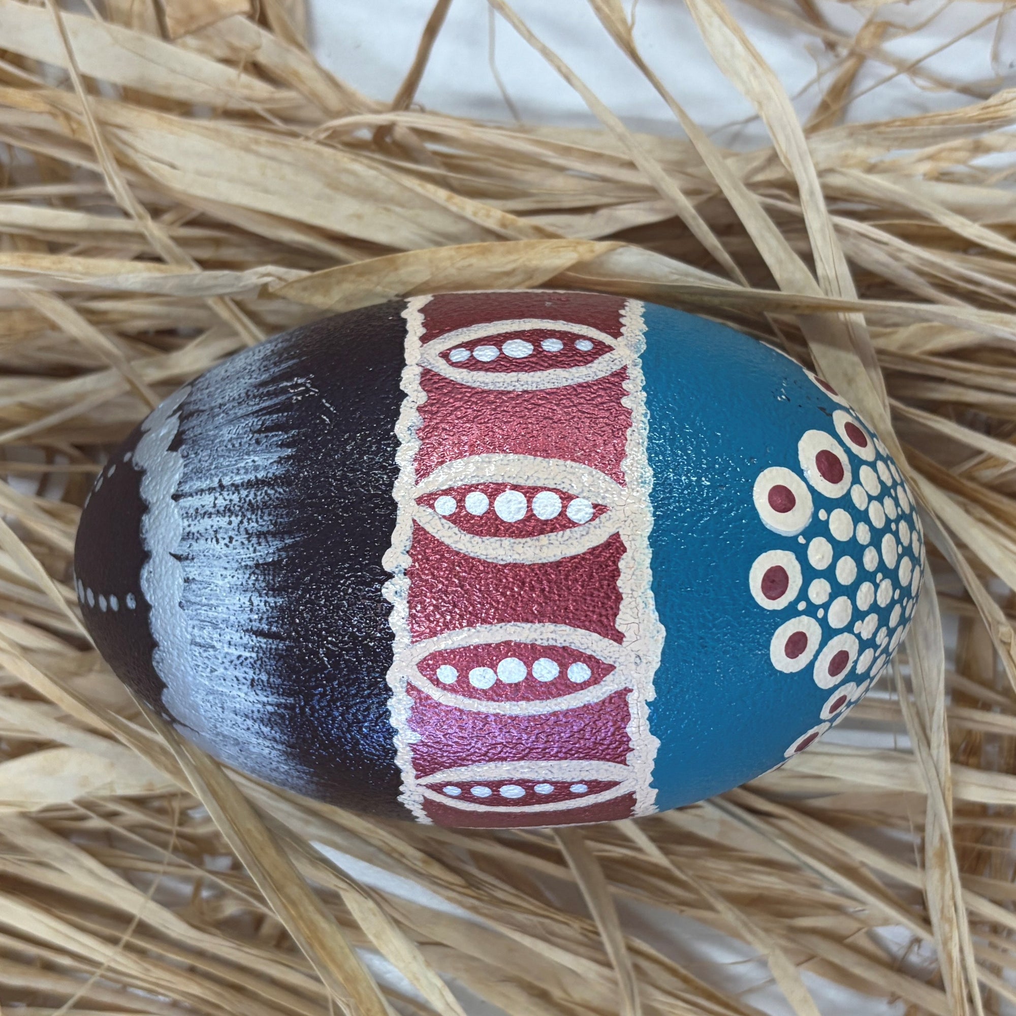 Hand Painted Emu Egg 6