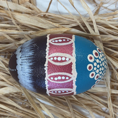 Hand Painted Emu Egg 6