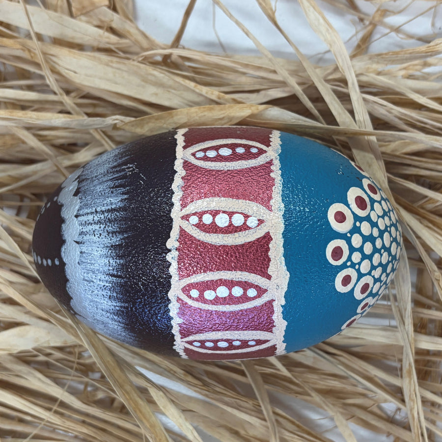 Hand Painted Emu Egg 6