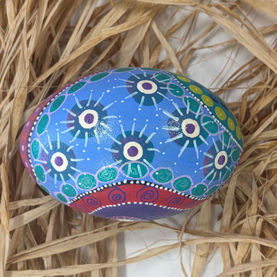 Hand Painted Emu Egg 8