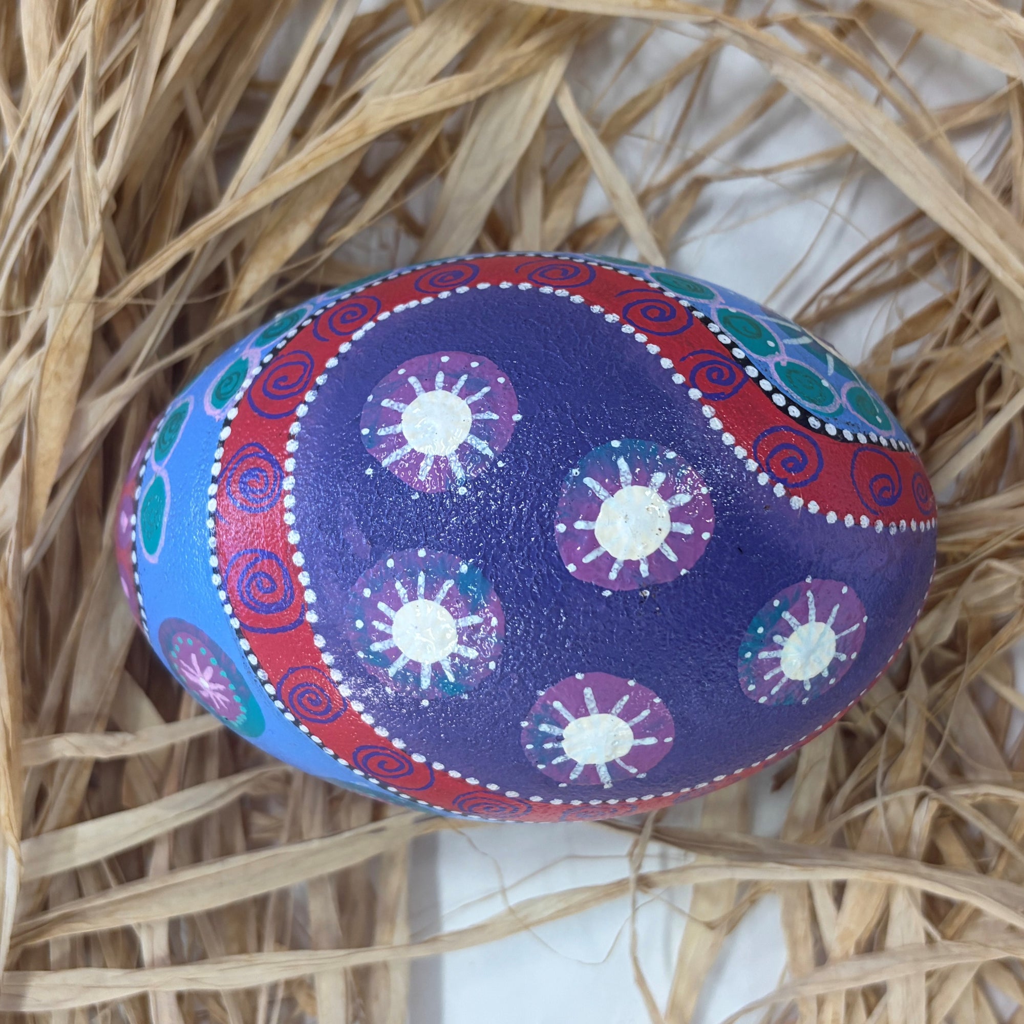 Hand Painted Emu Egg 8
