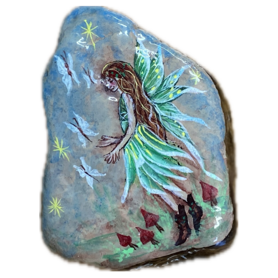 Painted Rock Fairy 3
