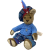 Fergus Teddy Bear Glen Innes Tartan Blue Jersey