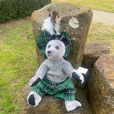 Fergus Maclean Teddy Bear with Grey Jersey