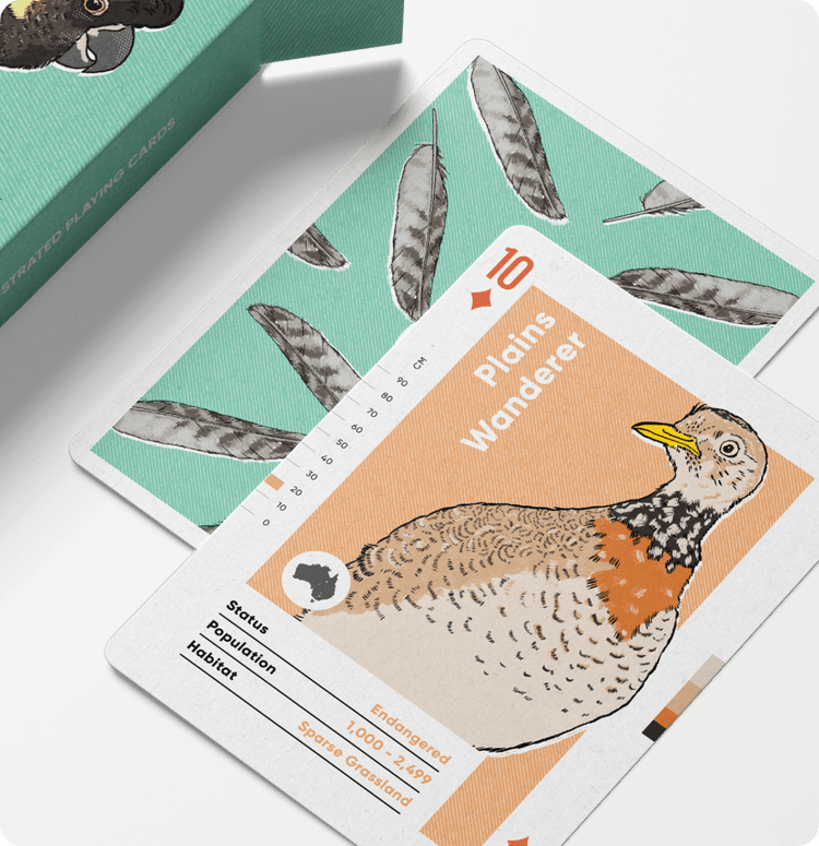 Birds of Australia Playing Cards by Wildly Nice