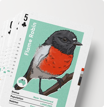 Birds of Australia Playing Cards by Wildly Nice