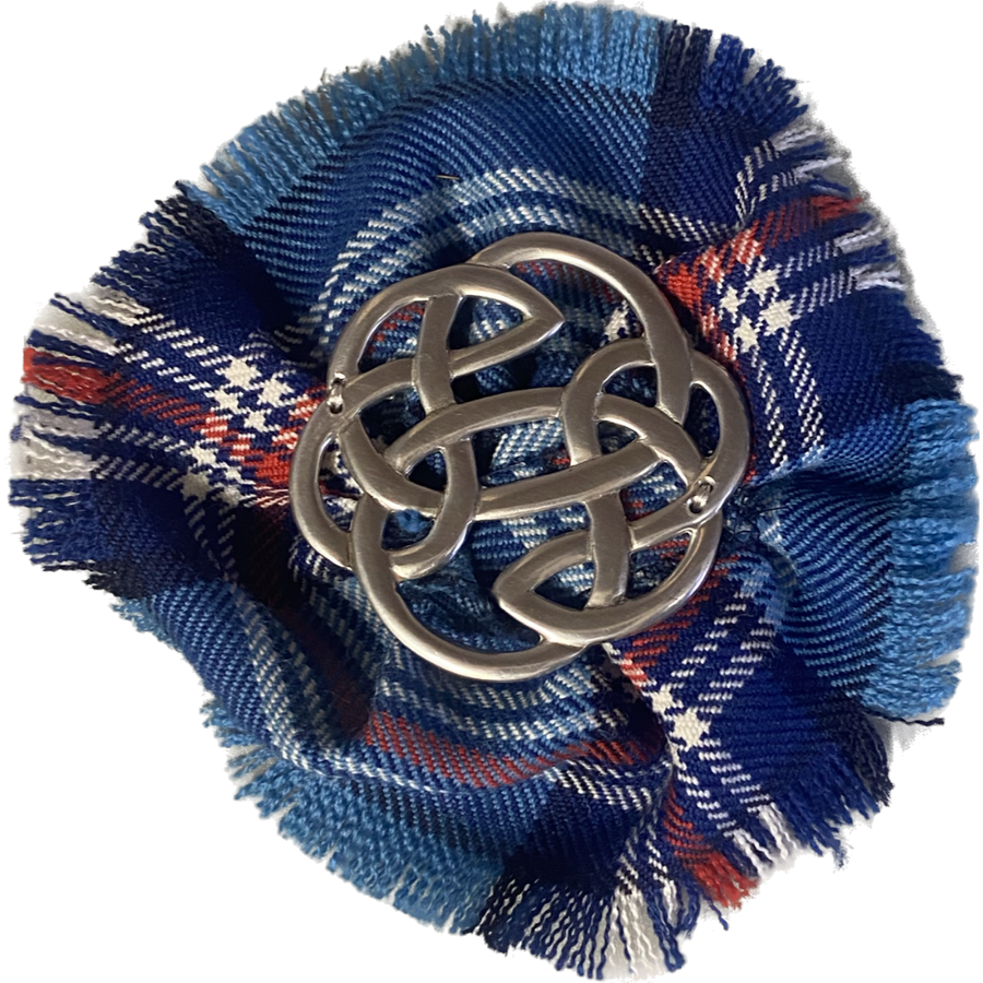 Large Rosette in Glen Innes Tartan
