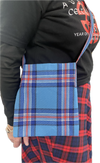 Cross Body Bag in Glen Innes Tartan with clip