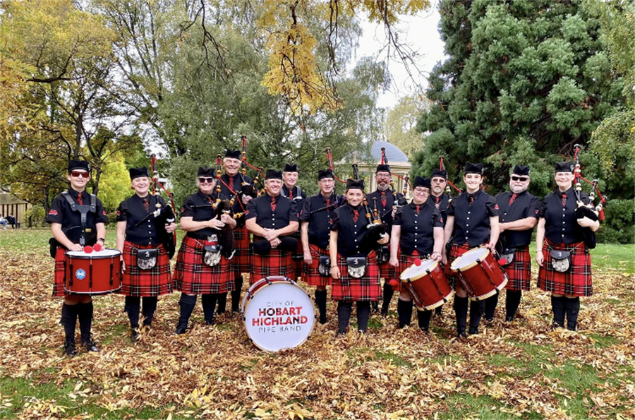 Sash in Hobart Tartan