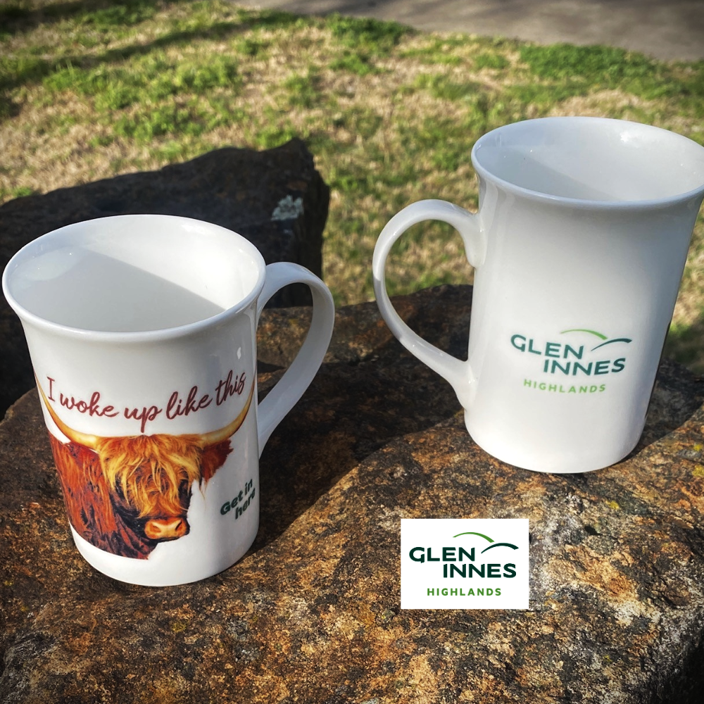 I woke up like this in Glen Innes Highlands Fine Bone China Mug