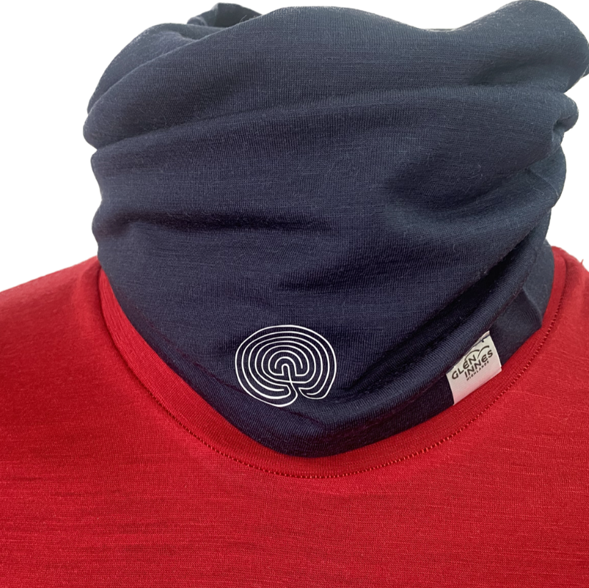 Neck Warmer Snood/ Headband 100% Merino Wool