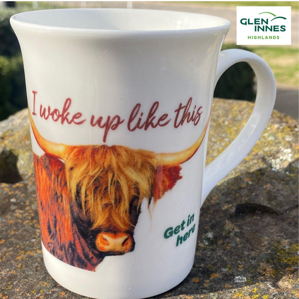 I woke up like this in Glen Innes Highlands Fine Bone China Mug
