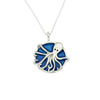 Kraken Pendant with Blue Enamel