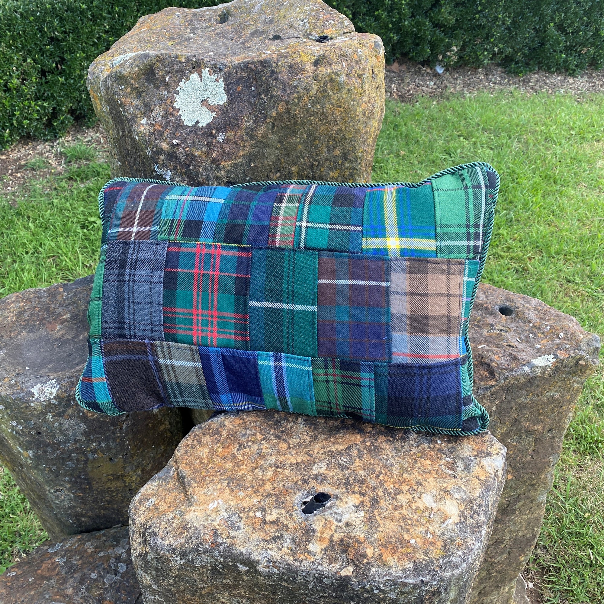 Lumber Cushion in Tartan