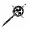 Shamrock Sword Brooch