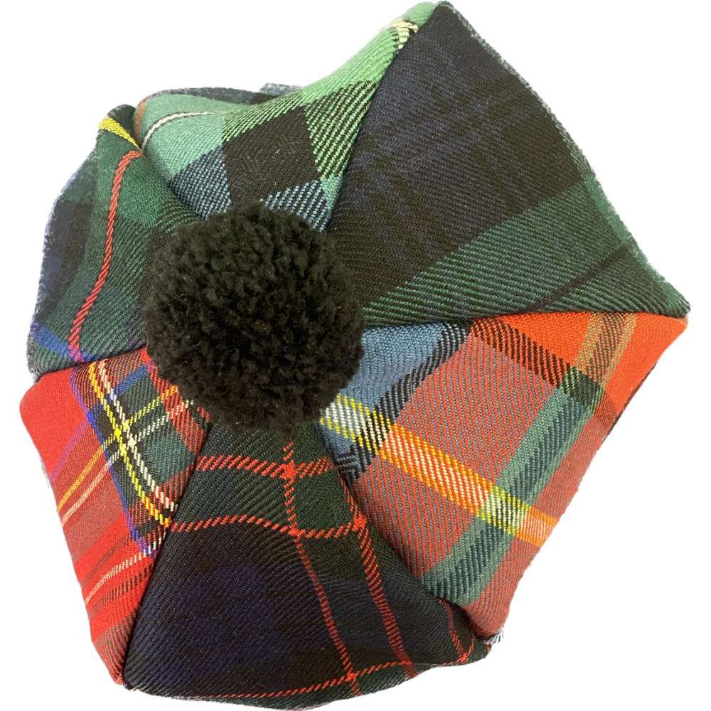 Mixed Tartan Tam O'Shanter