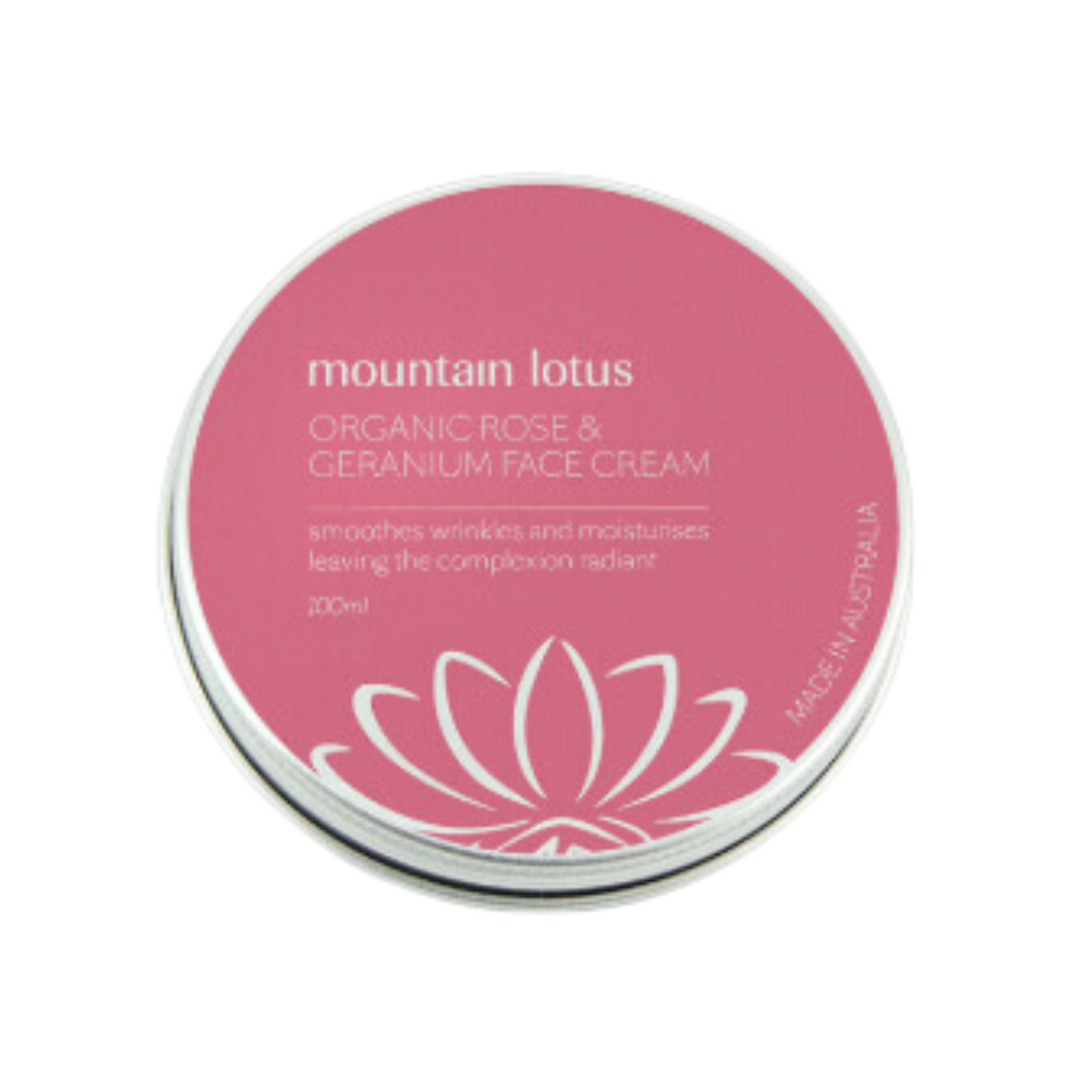 Organic Rose & Geranium Face Cream