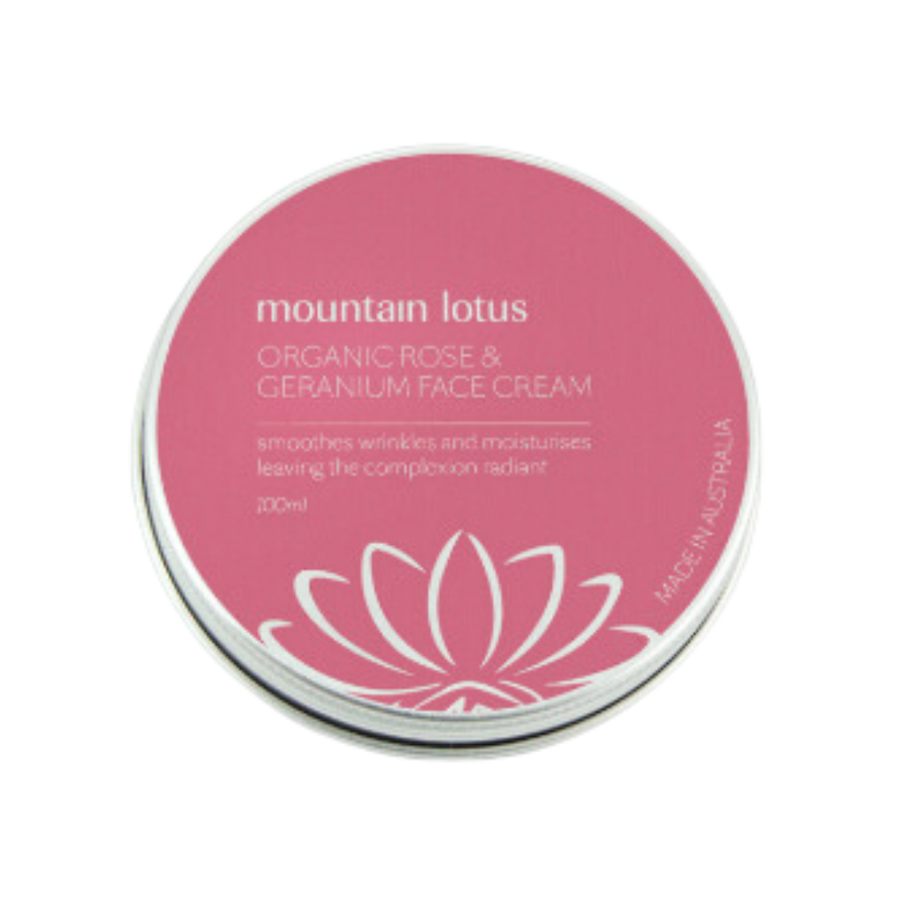 Organic Rose & Geranium Face Cream