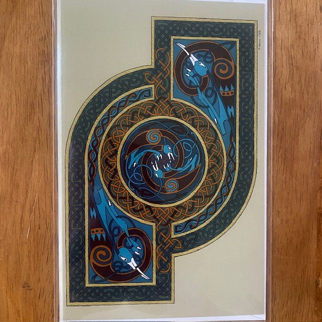 Birds Nesting Celtic Card