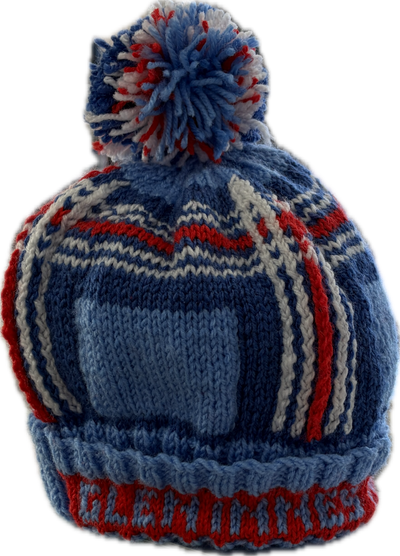 Hand Knitted Beanie Glen Innes Tartan Inspired