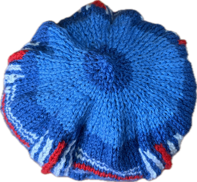 Hand Knitted Beanie Glen Innes Tartan Inspired