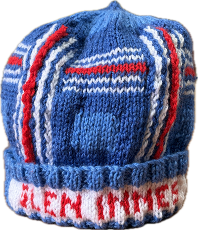 Hand Knitted Beanie Glen Innes Tartan Inspired