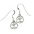 Silver Tiny Tree of Life Earrings