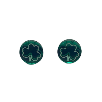 Shamrock Celtic Stud Earrings
