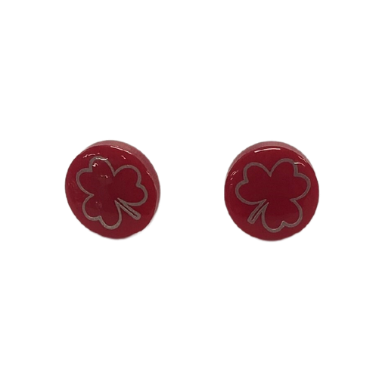 Shamrock Celtic Stud Earrings