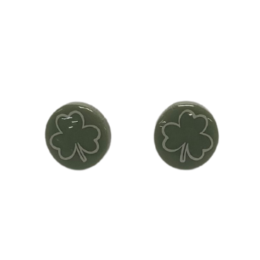 Shamrock Celtic Stud Earrings
