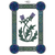 Celtic Thistle Linen Tea Towel